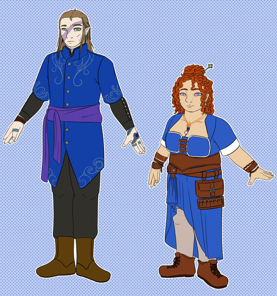 Character created via DND reference