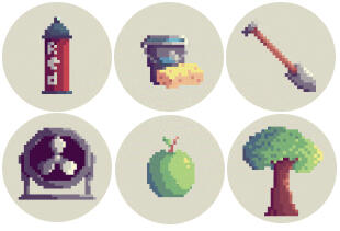 Inventory sprites from Wellsea